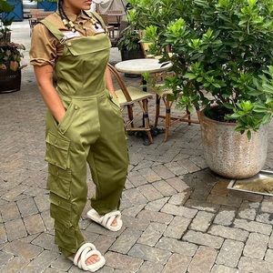 The Glamour Blueprint cargo overalls